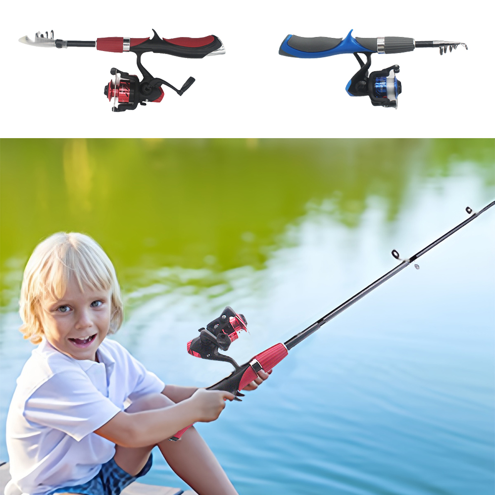 Fishing Rod Ice - قضبان الصيد تلسكوبية للأطفال ، مجموعة