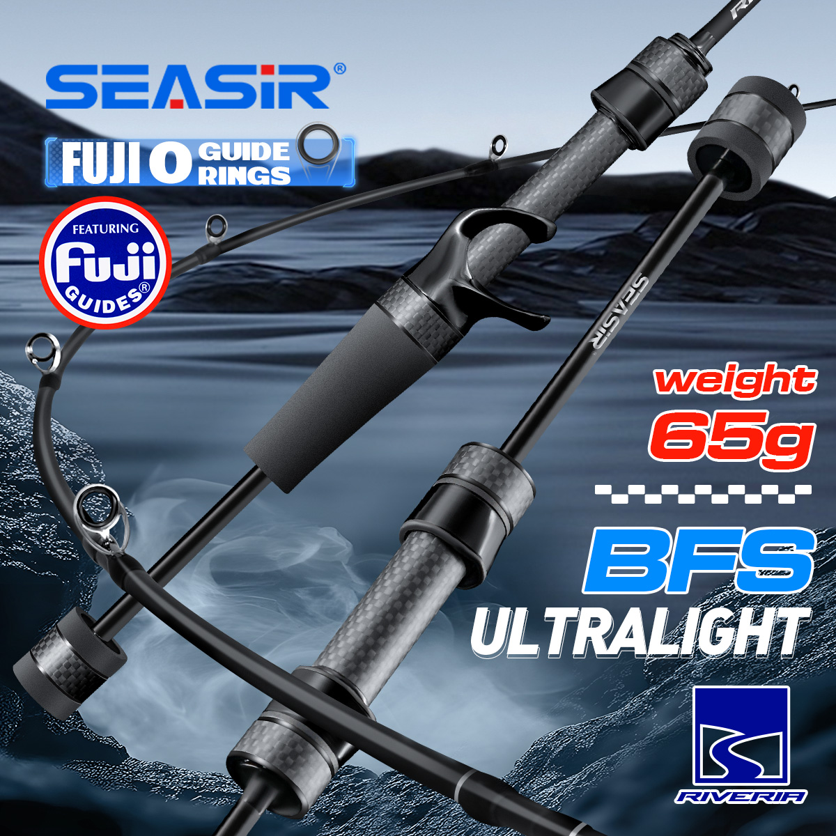 Fishing Rod Ice - صنارة صيد السمك Seasir Riveria BFS