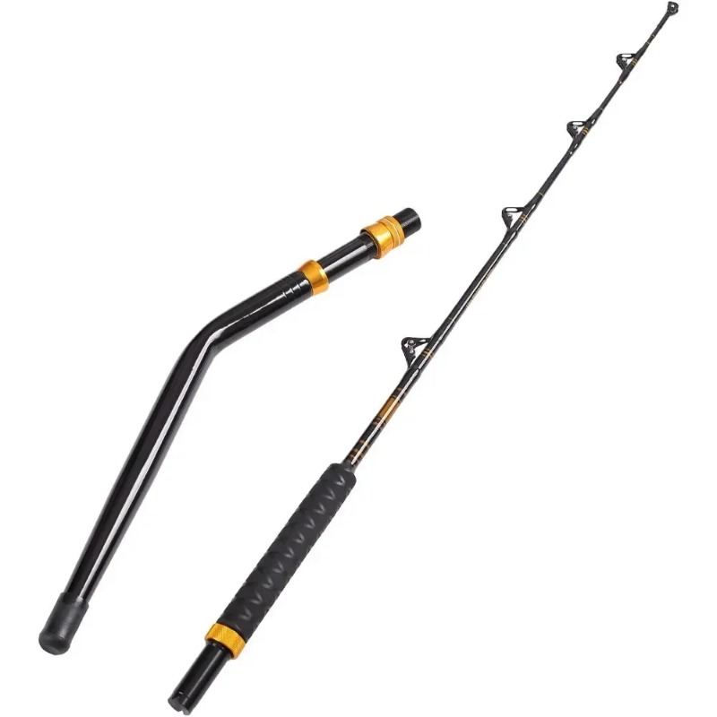 قصبة صيد منحنية من قطعتين للمي - مراجعة Fishing Rod Boat وسعره