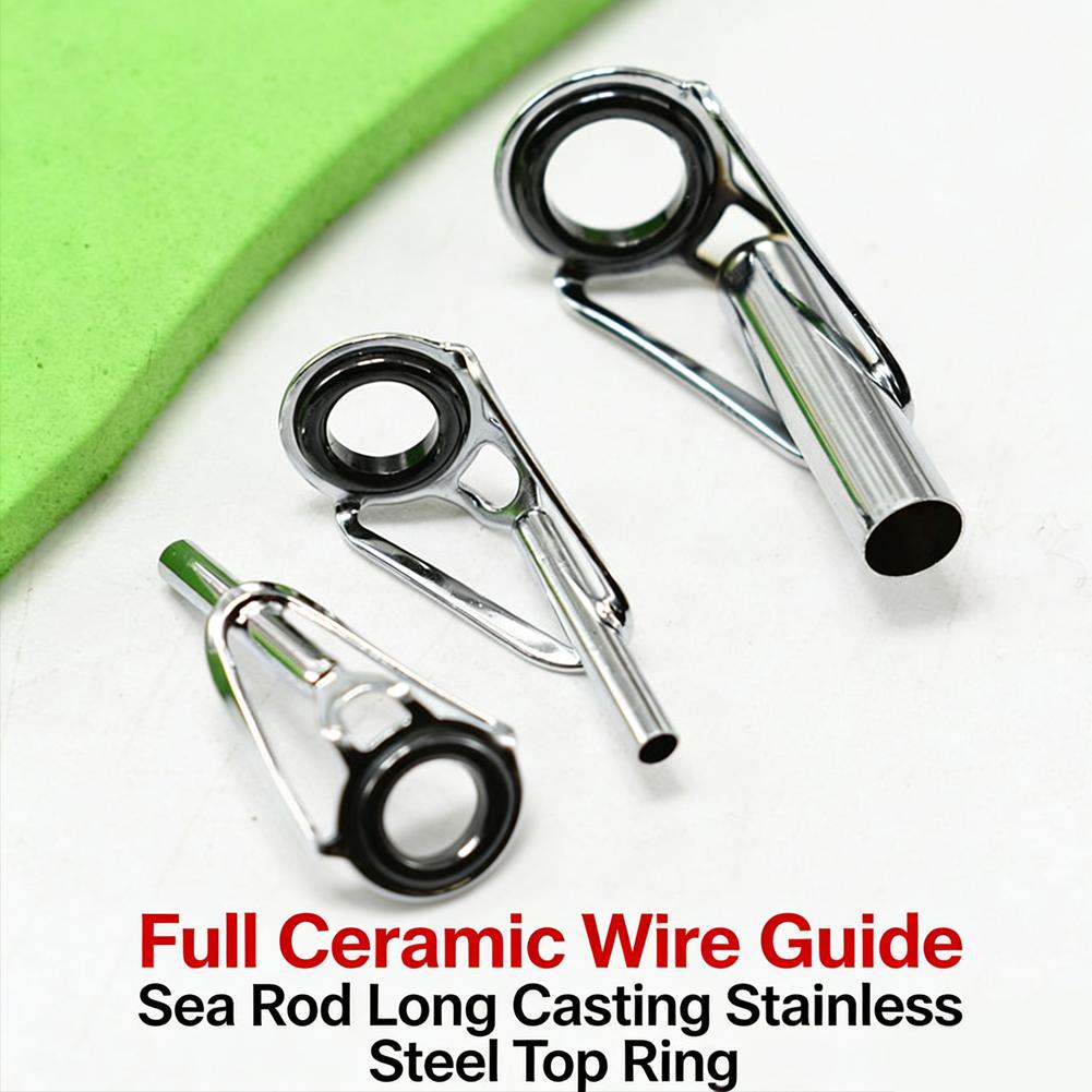 طقم إصلاح رؤوس صنارات الصيد 10 - مراجعة Fishing Rod Guide Replacement وسعره