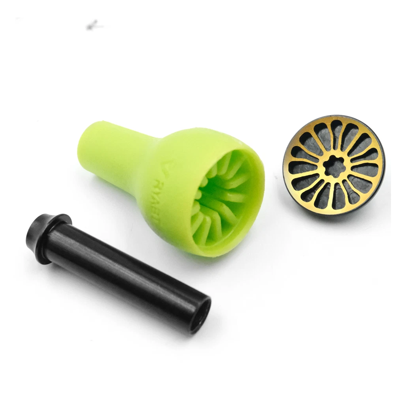 مقبض TPE أخضر 27 مم متوافق مع  - مراجعة Shimano Reel Stradic وسعره