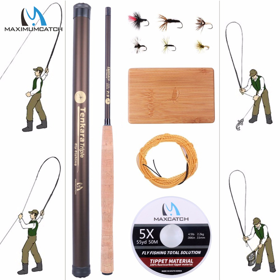 Maximumcatch 9-13FT الخامس تنك - مراجعة Fishing Rod Fly وسعره
