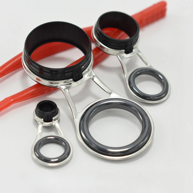 الصيد رود دليل حلقة الفولاذ ال - مراجعة Fishing Rod Guide Replacement وسعره
